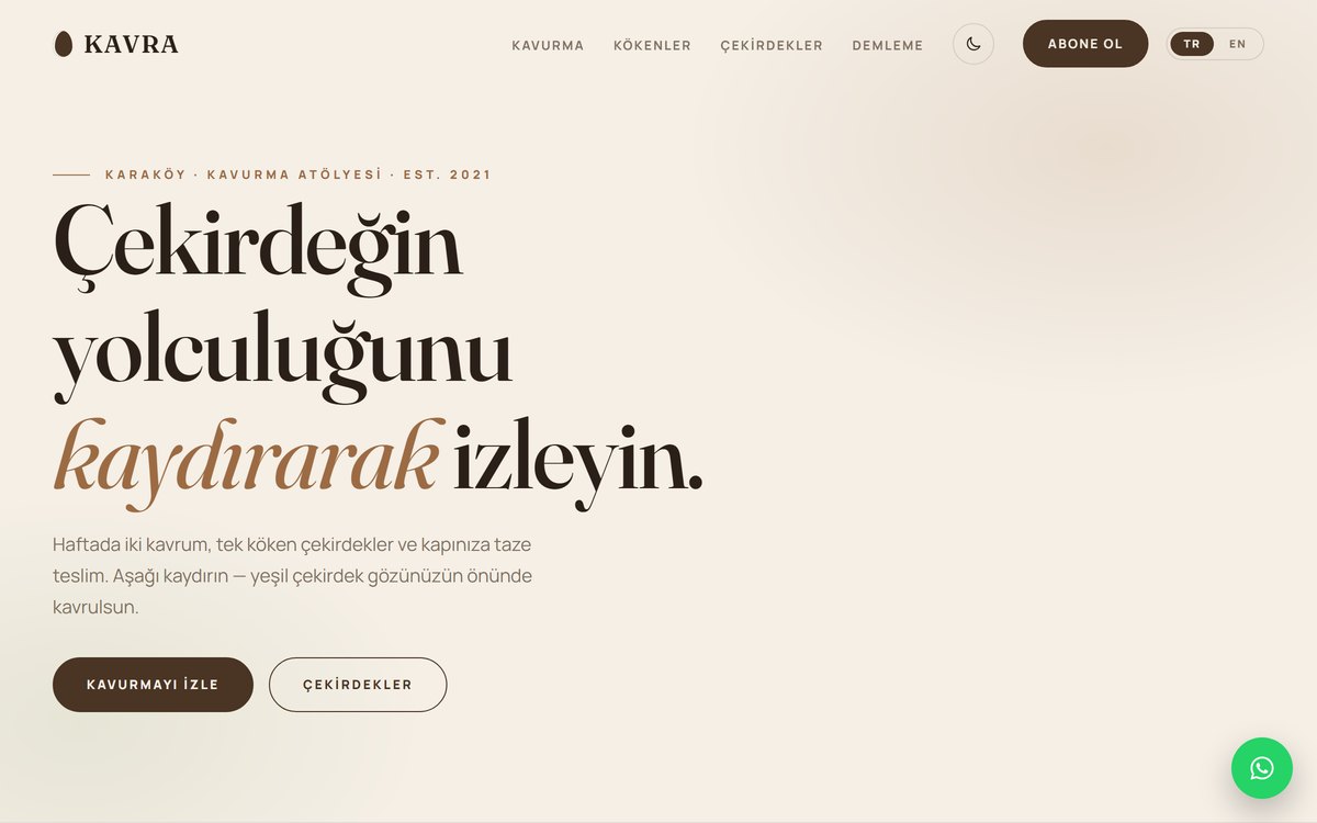 KAVRA Coffee Roasters